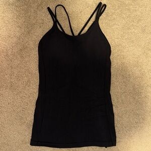 Lululemon Black Tank Top Size 2